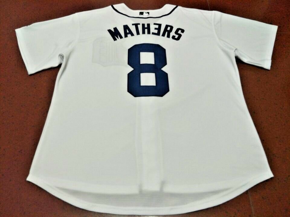 Marshall Mathers Baseball Tigers Jersey Detroit 8 Eminem Size Adult 4XL