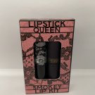 Lipstick Queen Smokey Lip Kit - Black Lace Rabbit + Pinky Nude Sinner 0.12 oz ea