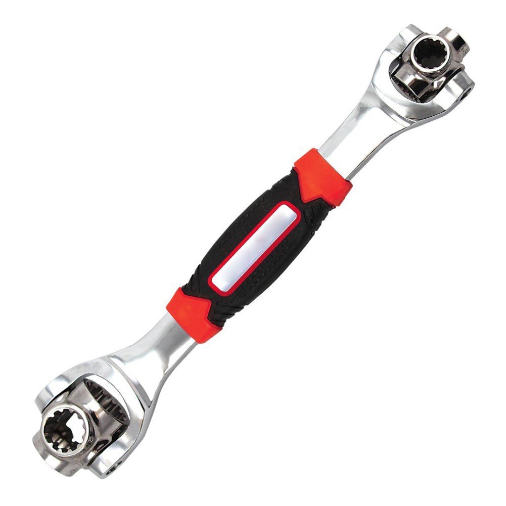 Tiger Wrench, 48 In 1 Tool Socket Works with Torx Spline Bolts 360 degrees 6-point Universial