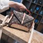 Fashion printed small square bag retro rivet handbag wild slanting shoulder bag