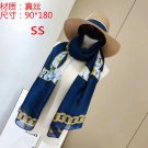 Double C printing street fashion silk scarf