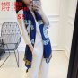 Double C printing street fashion silk scarf