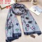 Satin old silk scarf