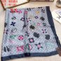 Satin old silk scarf