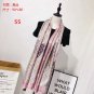 Pink gold fashion retro print silk scarf 3 colors