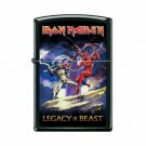 Iron Maiden Legacy Of The Beast Album Cover, Genuine Windproof Zippo Lighter Free Shipping Iron Maiden Legacy Of The Beast Album Cover, Genuine Windproof Zippo Lighter Free Shipping