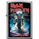 "Iron Maiden" UK Motorcycle Street Chrome Finish Zippo Lighter Free Shipping "Iron Maiden" UK Motorcycle Street Chrome Finish Zippo Lighter Free Shipping