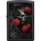Anne Stokes Skull Roses Black Matte Finish ZIPPO LIGHTER Free Shipping