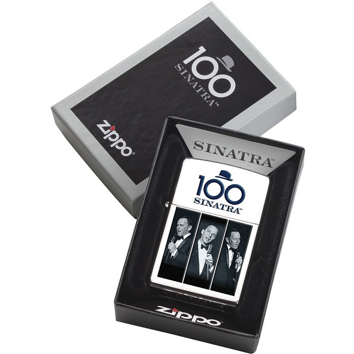 Rare Retired Frank Sinatra 100th Birthday  Zippo Lighter Free Shipping