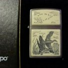 Retired  Early Scrimshaw Ducks  Zippo Lighter Free Shipping
