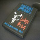 Rare Limited Edition Moose Lodge 124 #24 of 100 W/Zippo Butane Torch insert