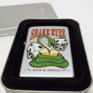 Rare Snake Eyes Bar & Grill Zippo Lighter W/Fitted Zippo Butane Torch Insert Rare Snake Eyes Bar & Grill Zippo Lighter W/Fitted Zippo Butane Torch Insert