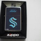 Sweet Hard to Find NHL Seattle Kraken Zippo Lighter Free U.S. Shipping