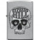 Cypress Hill-Skull and Weed Street Chrome Finish Zippo Lighter Free U.S. Shipping