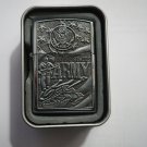 Pin Drop-Yin and Yang Design, Satin Chrome Finish Zippo Lighter Free U.S. Shipping