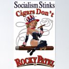 Rocky Patel White SOCIALISM STINKS T-SHIRT Size XXXL 3XL