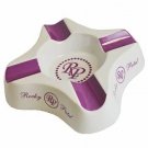 Large Art Deco Puple/White Rocky Patel Suave South Beach Cigar Ashtray