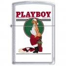 Playboy December 1982 Cover Satin Chrome Zippo Lighter Free U.S. Shipping