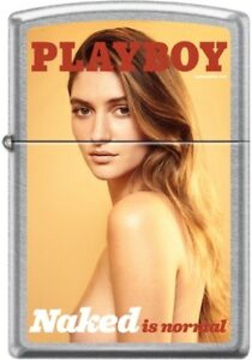 Playboy March 2017 Cover Street Chrome Zippo Lighter Free U.S. Shipping