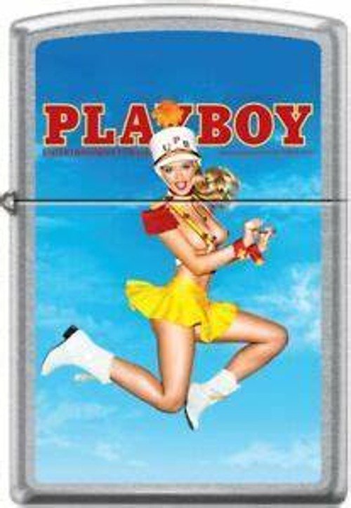 Playboy October 2013 Cover Street Chrome Zippo Lighter Free U.S. Shipping