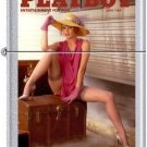 Playboy June 1984 Cover Satin Chrome Zippo Lighter Free U.S. Shipping