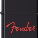 Retired Black Matte Fender Guitars Logo Zippo Lighter Free U.S. Shipping Retired Black Matte Fender Guitars Logo Zippo Lighter Free U.S. Shipping