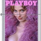 Playboy June 1974 Cover Sandy Johnson Satin Chrome Zippo Lighter Free U.S. Shipping