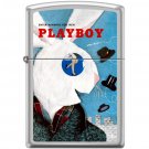 Playboy April 1954 Cover Satin Chrome Windproof Lighter Zippo Lighter Free U.S. Shipping Playboy April 1954 Cover Satin Chrome Windproof Lighter Zippo Lighter Free U.S. Shipping