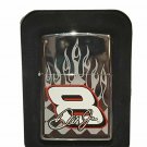 Rare Retired 2005 Dale Earnhardt Jr. #8 Flames Zippo Lighter Free U.S. Shipping