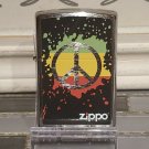 Rare Retired 2017 Peace Sign Zippo Lighter Free U.S. Shipping