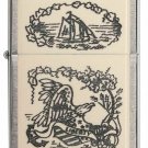 Sharp Rare Retired Liberty Eagle Zippo Lighter Free U.S. Shipping