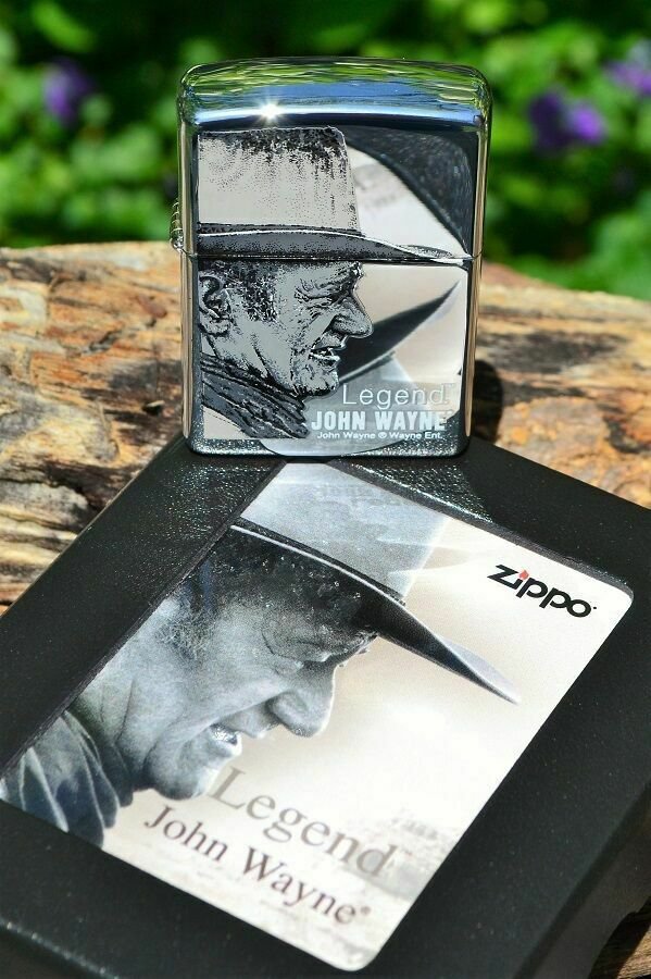 Limited Edition Retired Zippo Lighter - John Wayne - Legend #'D Series Free U.S. Shipping
