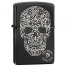 Anne Stokes Black Lasered Skull Zippo Lighter Free U.S. Shipping