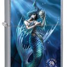 Zippo Lighter: Anne Stokes Mermaid with Skull - Street Chrome Free U.S. Shipping