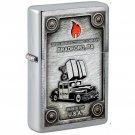 Zippo Lighter: Zippo Car Design - Brushed Chrome FREE U.S Shipping