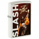 Zippo Lighter: Slash , Guitarist - White Matte FREE U.S Shipping