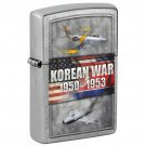 Zippo Lighter: Korean War 1950-1953 - Street Chrome FREE U.S Shipping