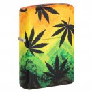 Zippo Lighter: Weed Leaves and Colors, 540 Color - Matte  FREE U.S Shipping