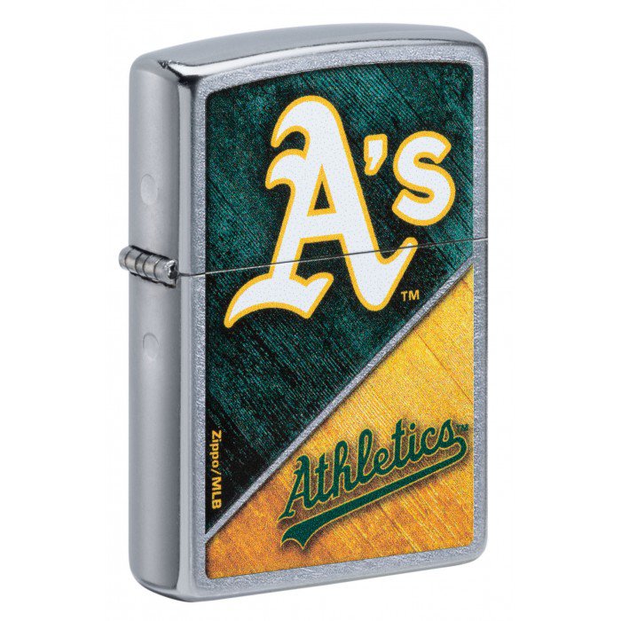 Zippo Lighter: MLB Baseball, Oakland Athletics - Street Chrome   FREE U.S Shipping
