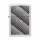 Sweet Dots & Boxes White Matte Zippo Lighter Free U.S Shipping Sweet Dots & Boxes White Matte Zippo Lighter Free U.S Shipping