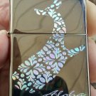 2005 ZIPPO LIGHTER ** ALOHA Polished Coppery Finish w/ Holographic Whale ** Free U.S Shipping