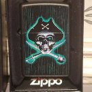 Rare Retired 2007 Pirate Skull & Swords Zippo Lighter ** Free U.S Shipping