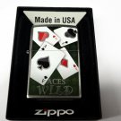 Rare Limited Edition Aces Wild Poker Zippo Lighter Free U.S Shipping