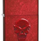 Doom Candy Apple Red Stamped Skull Dragon Zippo  FREE U.S Shipping