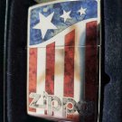 Sharp Retired Fusion Patriotic USA Flag Zippo Lighter  FREE U.S Shipping