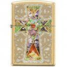 Gorgeous Fusion Cross Zippo Lighter Free U.S Shipping