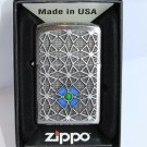 Sweet Blue Green Cross Repeating Emblem Zippo Lighter FREE U.S Shipping Sweet Blue Green Cross Repeating Emblem Zippo Lighter FREE U.S Shipping