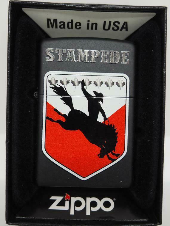 Iconic Calgary Stampede Zippo Lighter FREE U.S Shipping