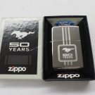 Rare Retired Ford Mustang 50th Anniversary Zippo Lighter FREE U.S Shipping