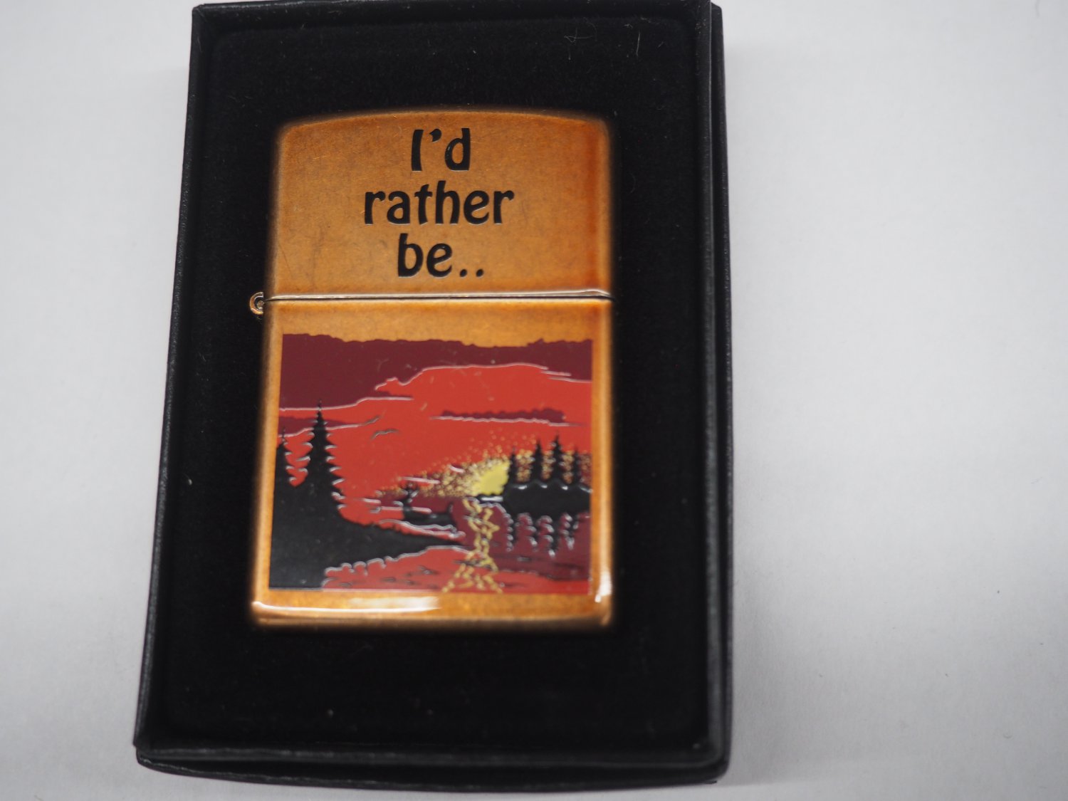 Rare Retired 2006 Outdoor Escape Zippo Lighter FREE U.S. SHIPPING